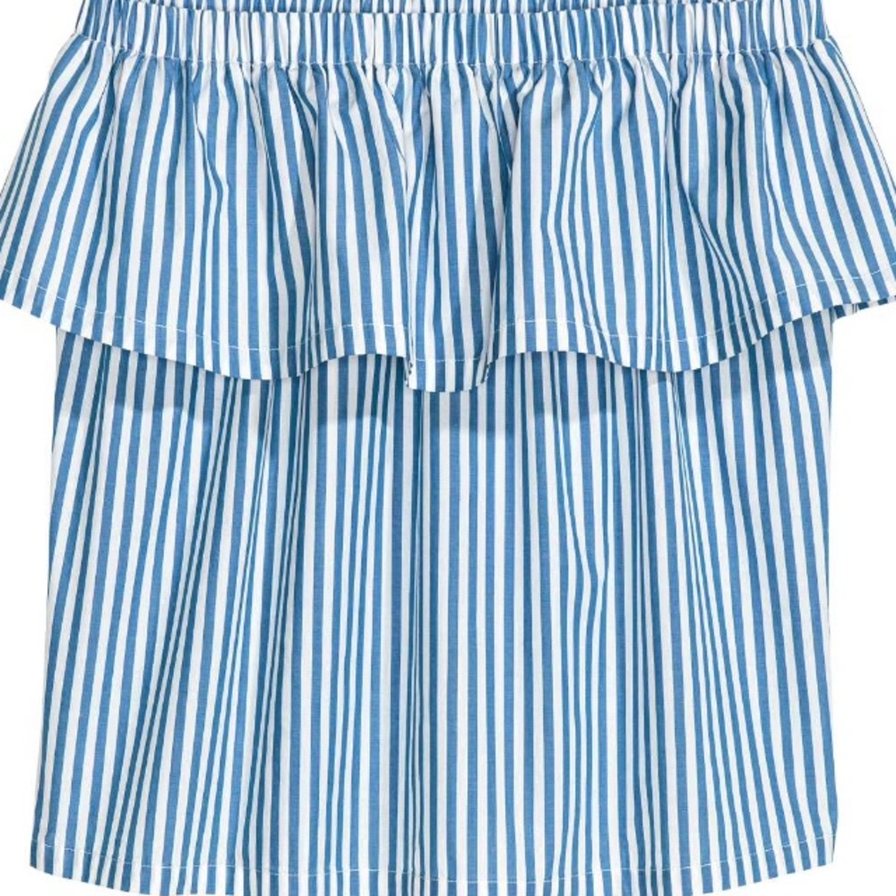 No sleeve striped top